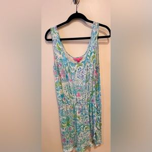 Lilly PULITZER Analee Romper with ruffle details